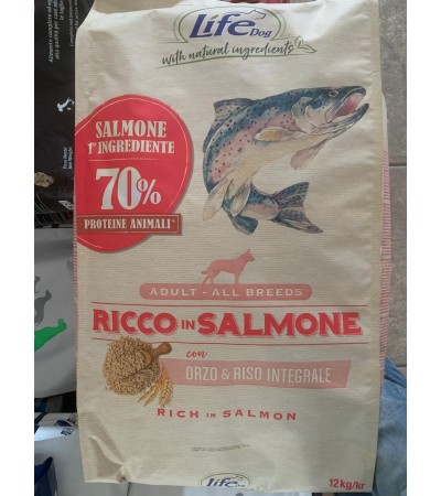 Life Dog - Adult - Ricco in Salmone - 12 kg