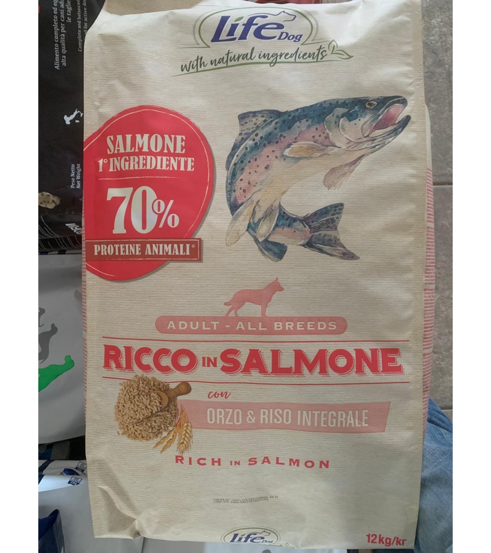 Life Dog - Adult - Ricco in Salmone - 12 kg