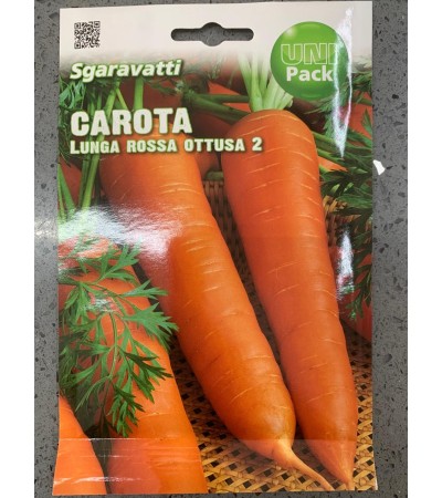 Semi di Carota Lunga Rossa Ottusa 2 - Sgaravatti