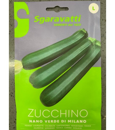 Semi di Zucchino Nano Verde di Milano - Sgaravatti